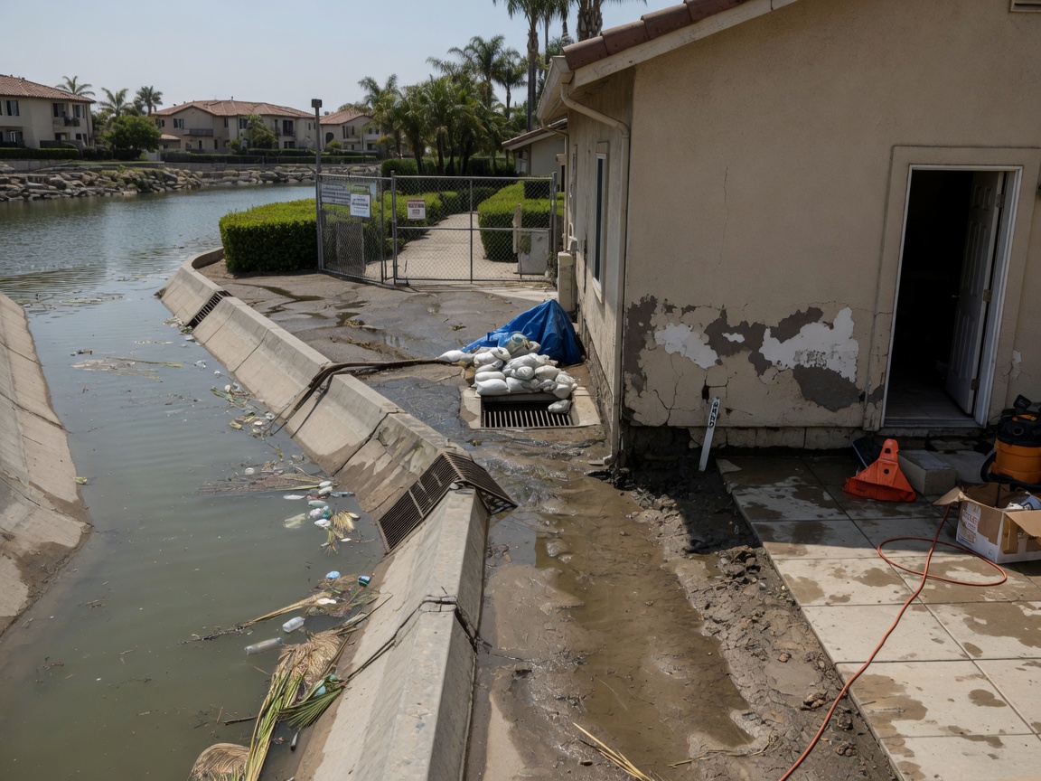 Dealing with Water Intrusion Near Irvine's Man-Made Lakes and Channels
