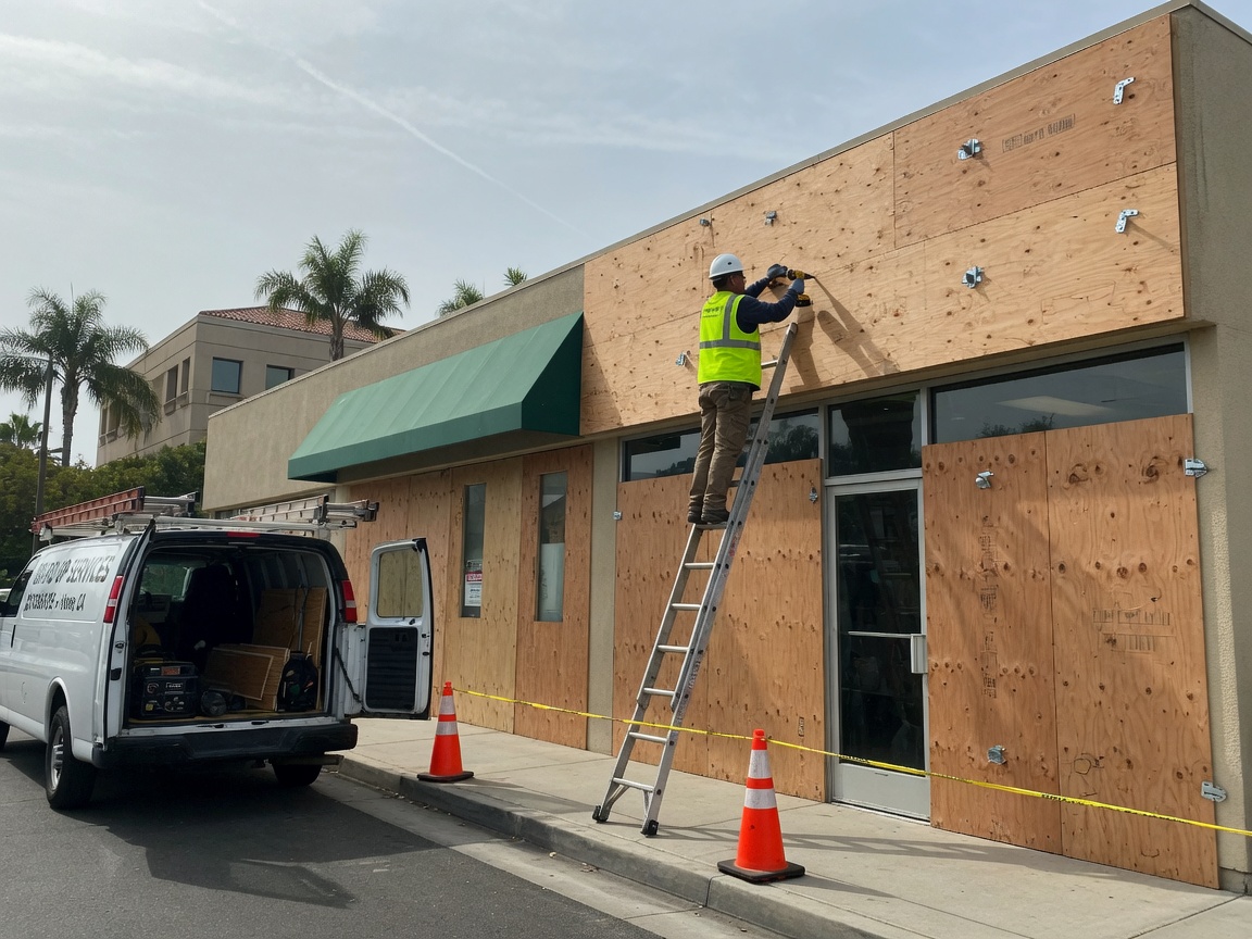 Board-Up in Irvine, CA